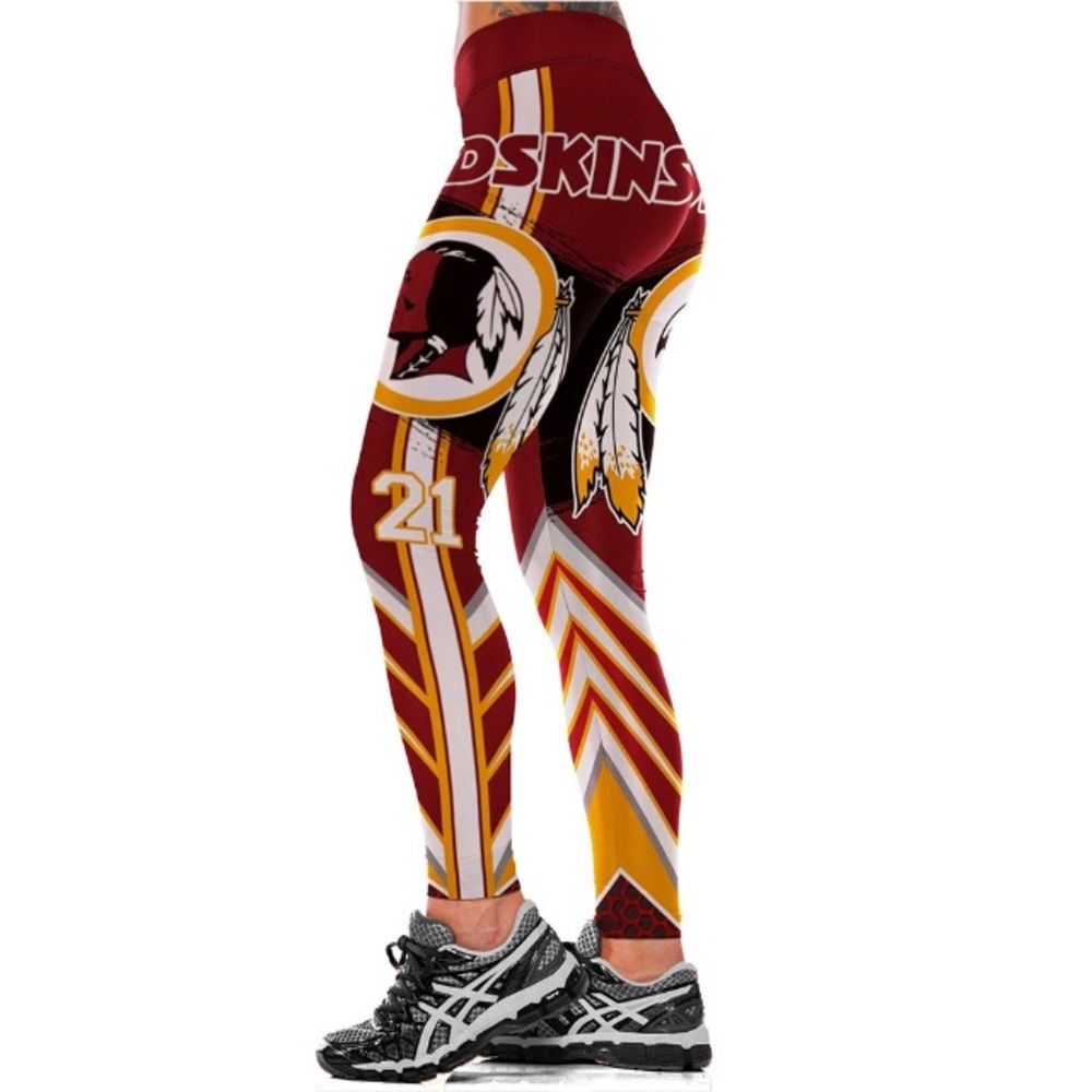 Redskins 3D Gym Yoga Fitness Leggings #21
